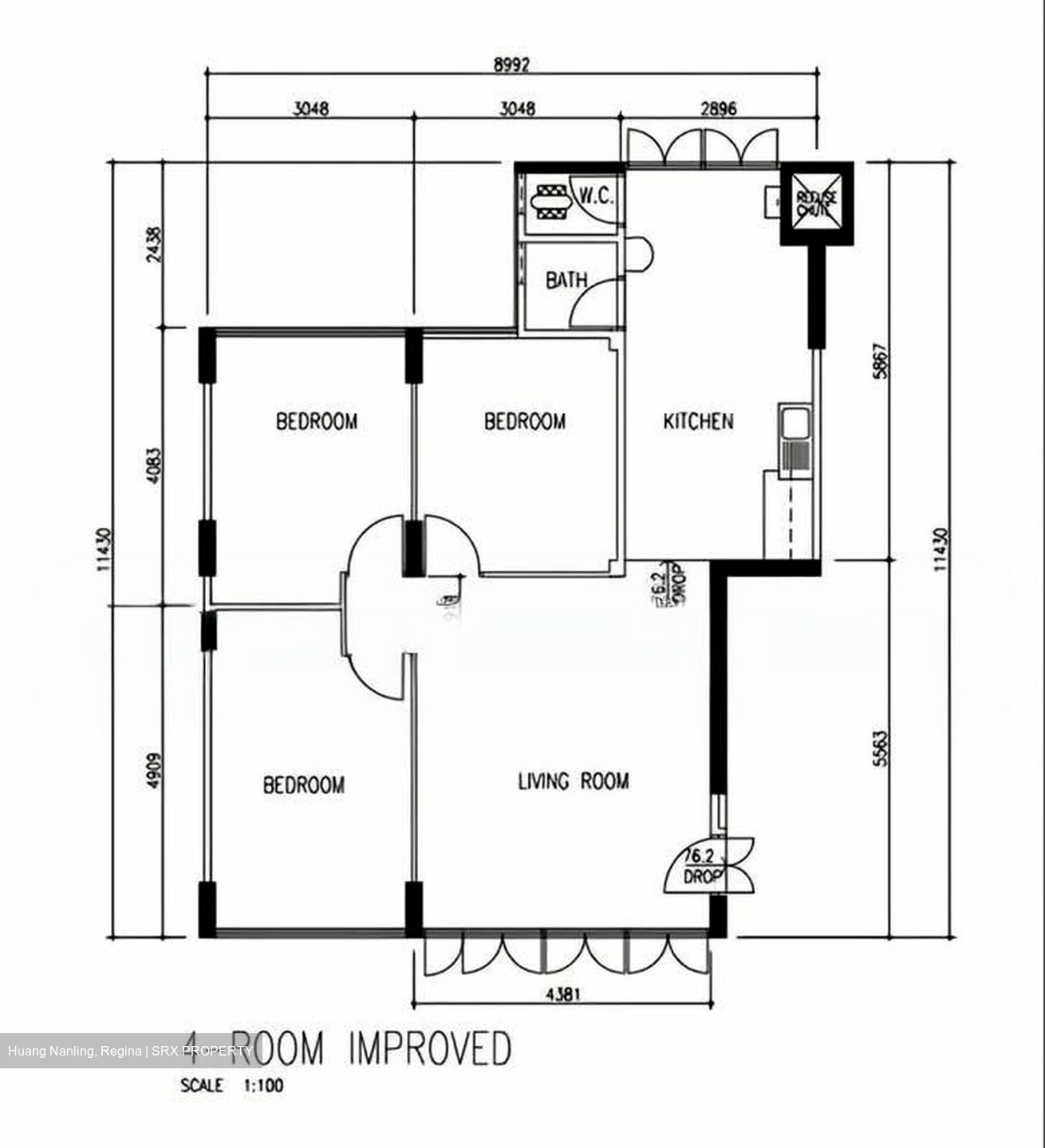 Blk 51 New Upper Changi Road (Bedok), HDB 4 Rooms #565632001